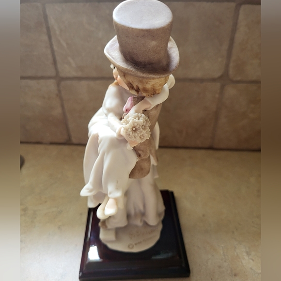 Giuseppe Armani "Just Married" Ceramic Decor Figurine 1986 Florence Couple - Picture 6 of 12